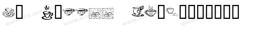 KR Coffee Dings字体转换